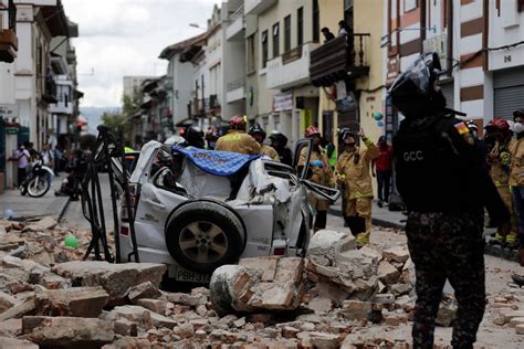 Strong earthquake shakes coastal Ecuador; damage unclear